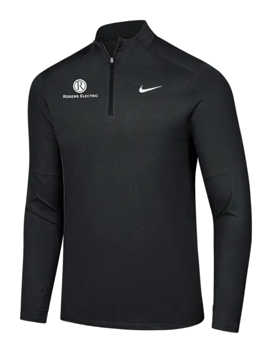 Nike Black Dri-FIT Element 1/2-Zip Pullover w/Rogers Electric Logo