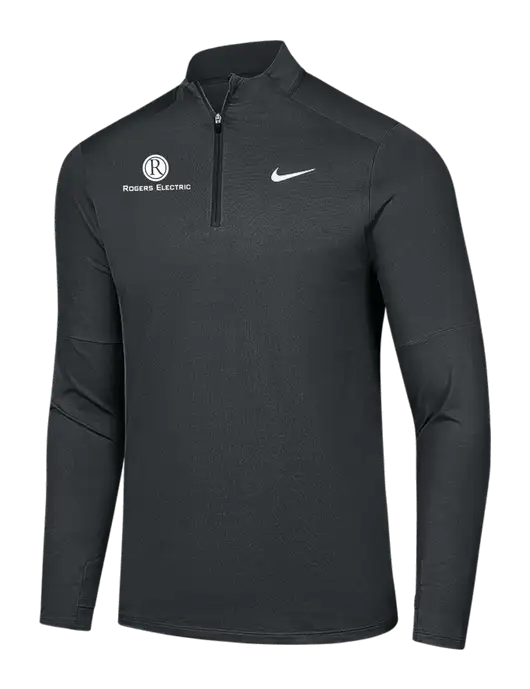Nike Dark Grey Dri-FIT Element 1/2-Zip Pullover w/Rogers Electric Logo