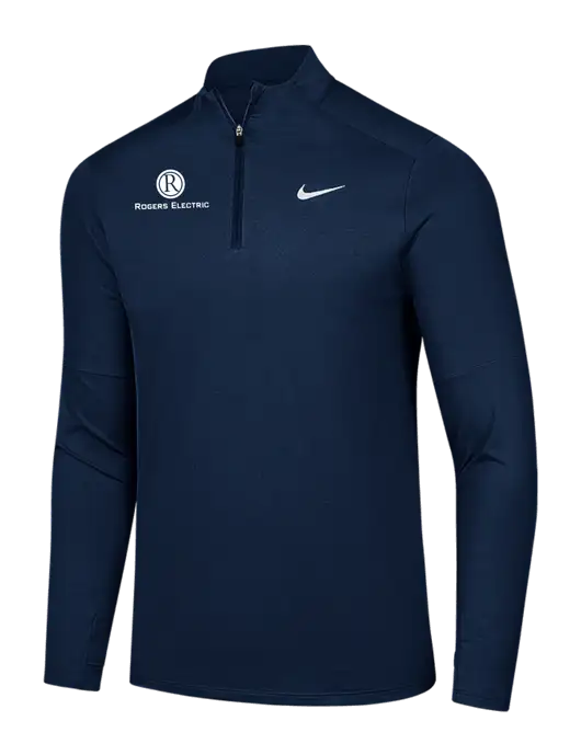 Nike Dark Navy Dri-FIT Element 1/2-Zip Pullover w/Rogers Electric Logo