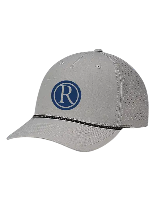 Richardson Laser Perf Performance Light Grey/Black-Grey Rope Cap w/Rogers Electric Logo
