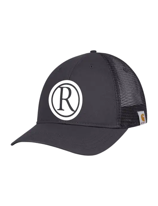 Carhartt Dark Grey Canvas Trucker Cap w/Rogers Electric Logo