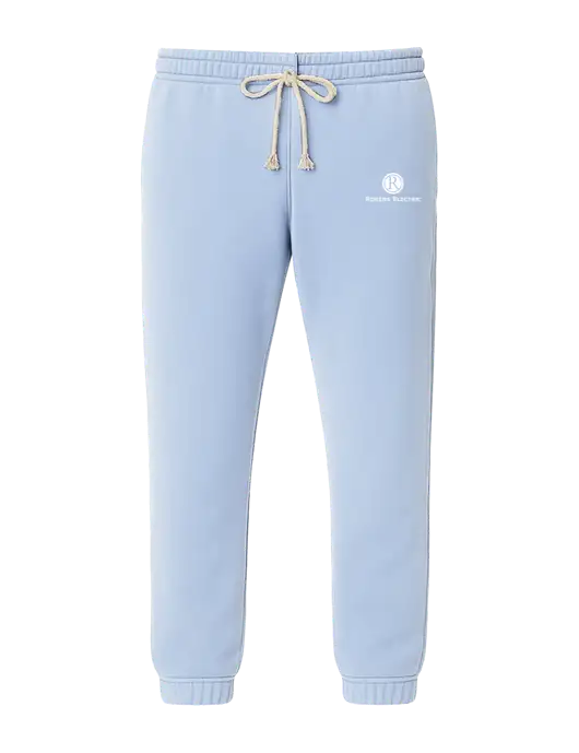 Comfort Colors Garment-Dyed Light Blue Lightweight Fleece Sweatpants w/Rogers Electric Logo
