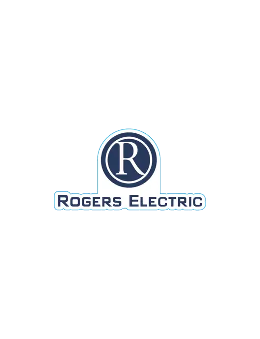 Rogers Electric Logo 5.5"x2.75" Decal
