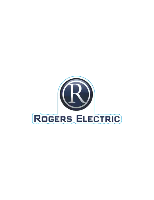 Rogers Electric Logo 5.5"x2.75" Decal