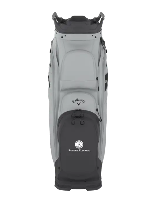 Callaway Org 14 Light Grey Golf Bag  w/Rogers Electric Logo