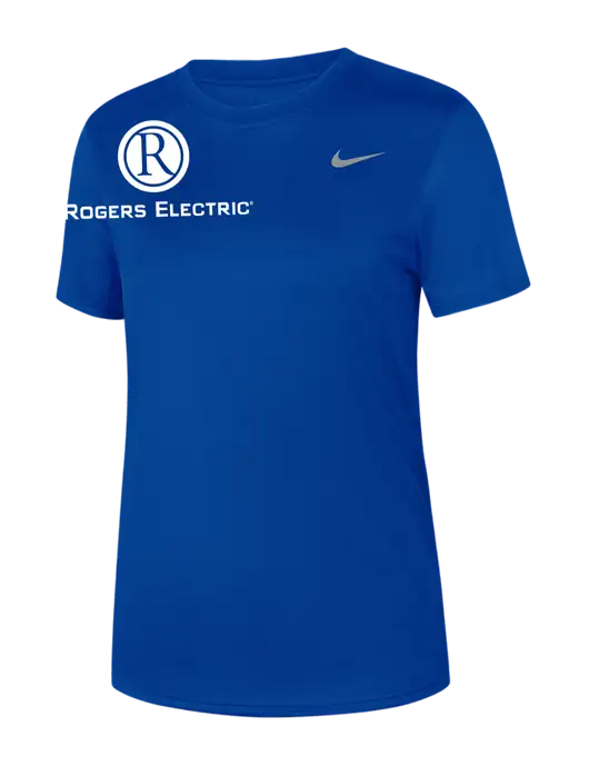 Nike Womens Team rLegend Royal T-Shirt w/Rogers Electric Logo