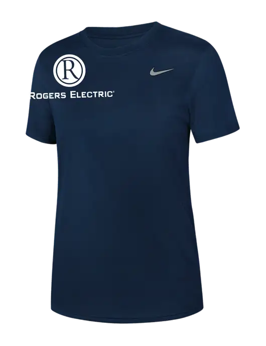 Nike Womens Team rLegend Navy T-Shirt w/Rogers Electric Logo