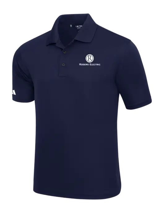 Adidas Navy Basic Sport Polo w/Rogers Electric Logo