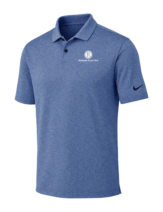 Nike Dark Royal Heather Dri-FIT Vapor Polo w/Rogers Electric Logo