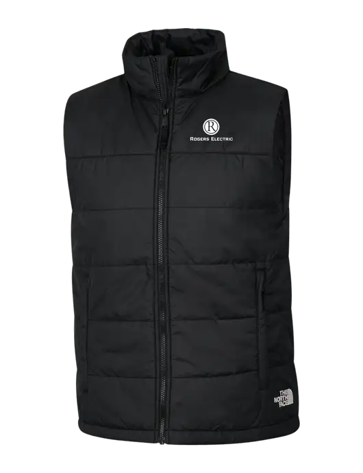 The North Face Black Everyday Insulated Vest w/Rogers Electric Logo