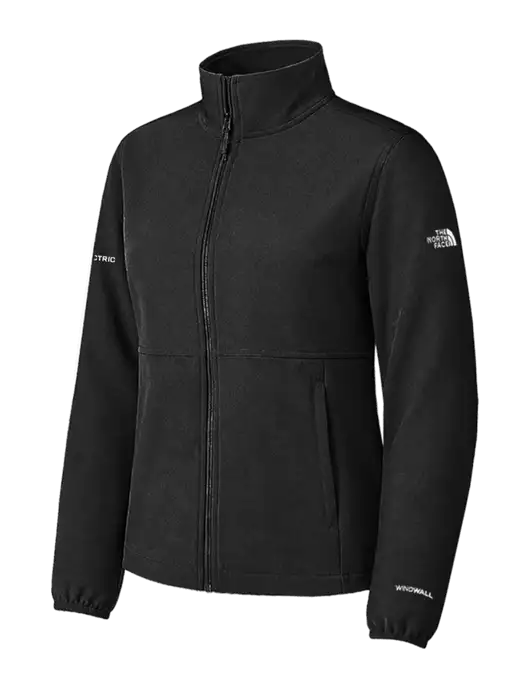The North Face Womens Black Edge Stretch Soft Shell Jacket w/Rogers Electric Logo