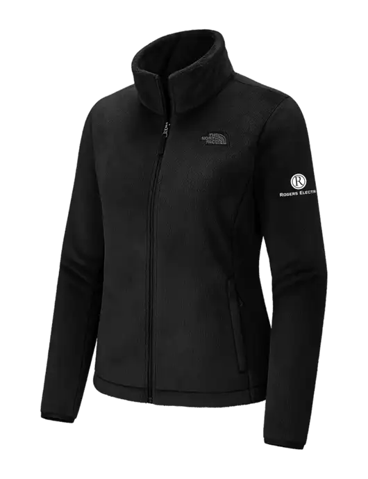 The North Face Womens Black Osito Fleece Jacket
 w/Rogers Electric Logo