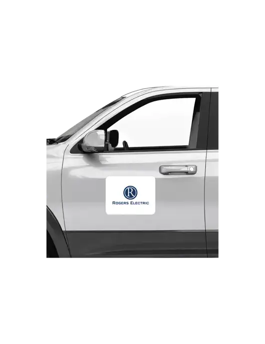 Rogers Electric Car Door Magnet 11" x 8.5"