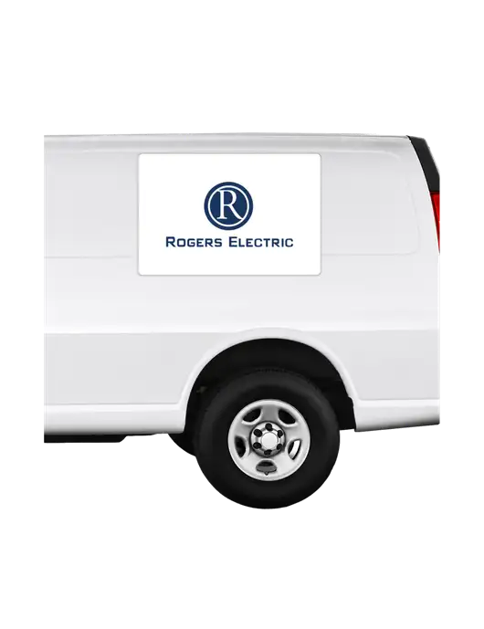 Rogers Electric Car Door Magnet 24" x 36"