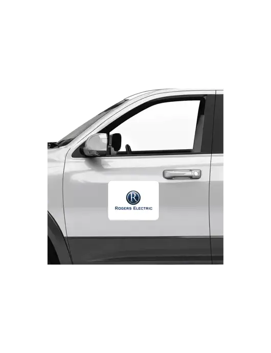 Rogers Electric Car Door Magnet 11" x 8.5"