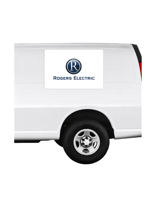 Rogers Electric Car Door Magnet 24" x 36"