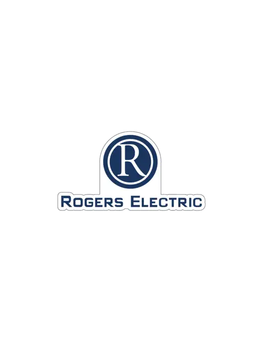 Rogers Electric 5” x 2.6” Decal
