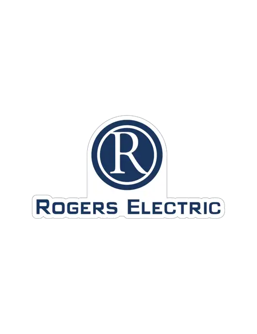 Rogers Electric 11” x 5.6” Decal