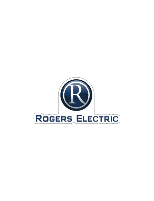 Rogers Electric 5” x 2.6” Decal