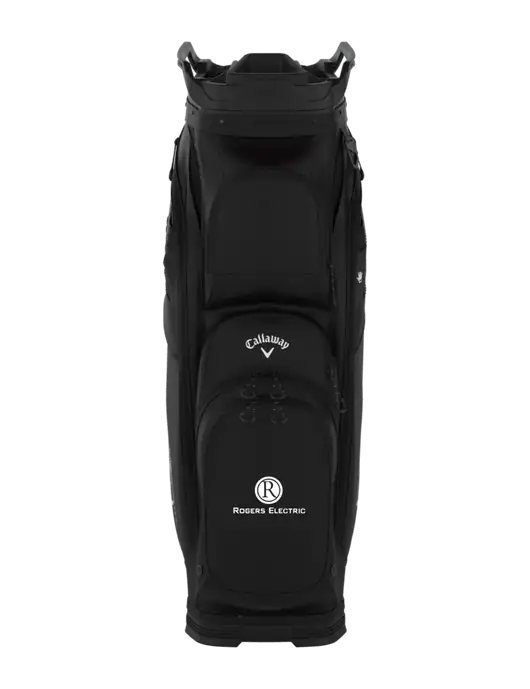 Callaway Org 14 Black Golf Bag  w/Rogers Electric Logo
