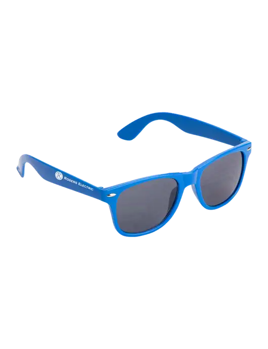 Daytona Blue Sunglasses w/Rogers Electric Logo