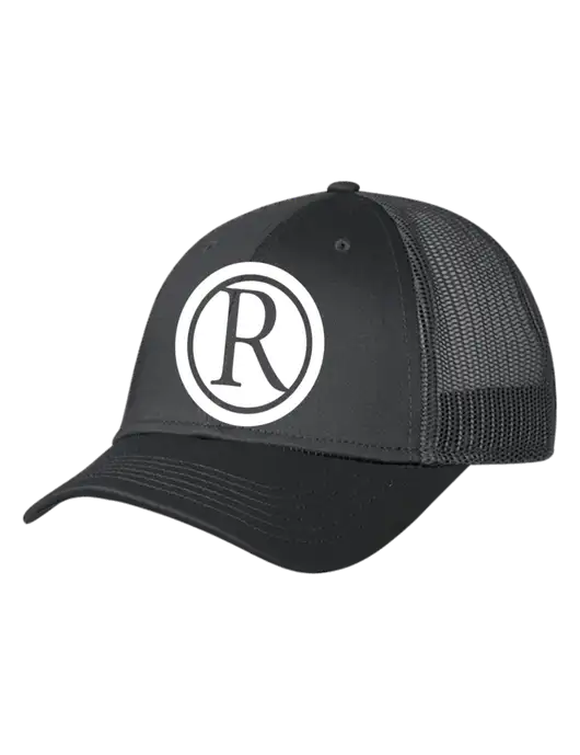 Charcoal Mesh Trucker Cap Snap Back w/Rogers Electric Logo