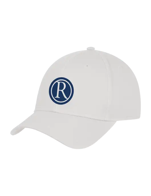 White Structured Cap Hook & Loop w/Rogers Electric Logo