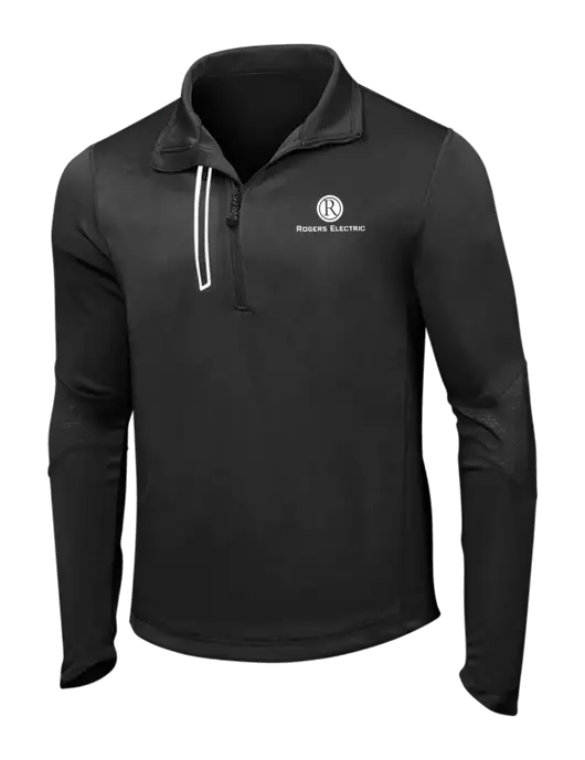 OGIO Blacktop Endurance Fulcrum 1/4 Zip w/Rogers Electric Logo