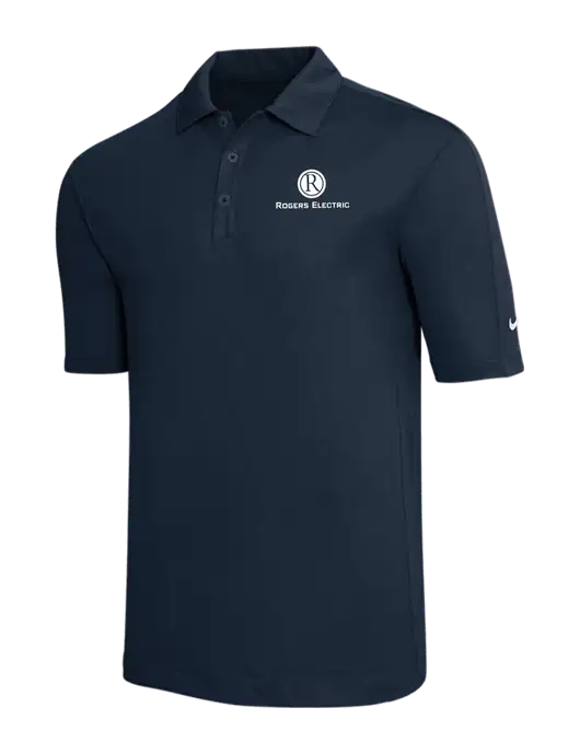 Nike Navy Tech Sport Dri-FIT Polo w/Rogers Electric Logo