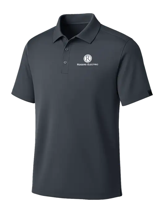 OGIO Dark Grey Framework Polo w/Rogers Electric Logo