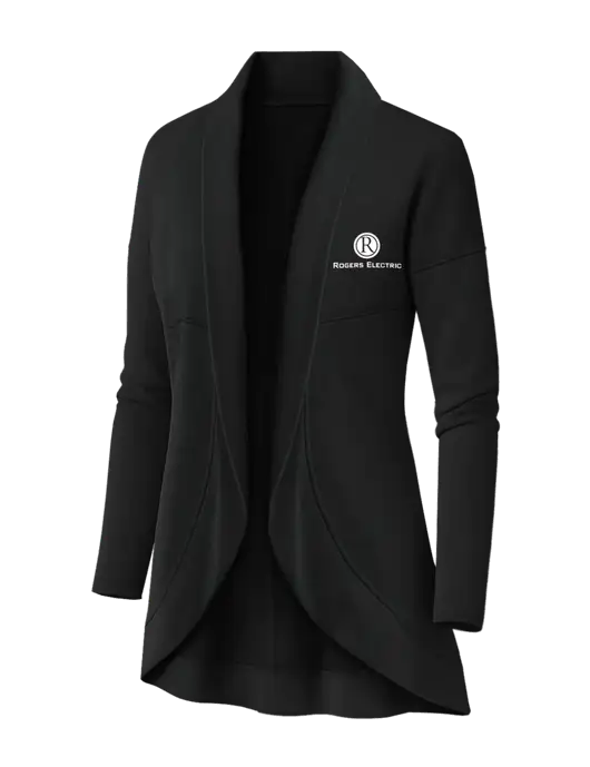 OGIO Blacktop Womens Luuma Cocoon Fleece w/Rogers Electric Logo