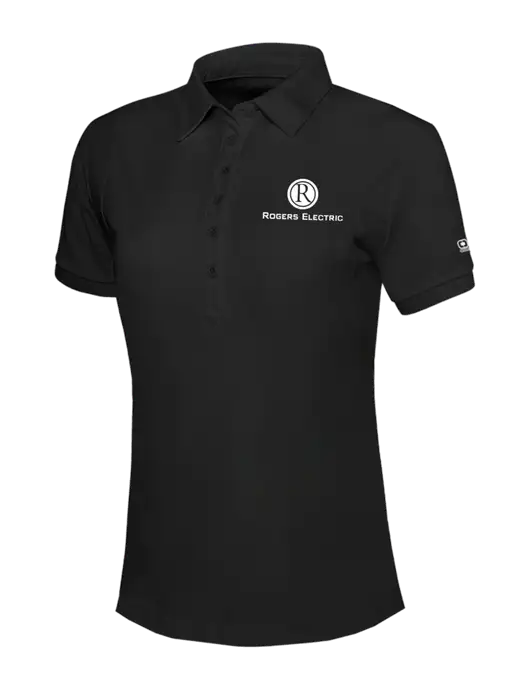 OGIO Womens Blacktop Jewel Polo w/Rogers Electric Logo