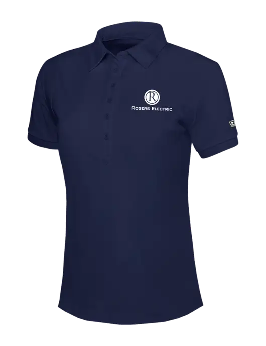 OGIO Womens Navy Jewel Polo w/Rogers Electric Logo