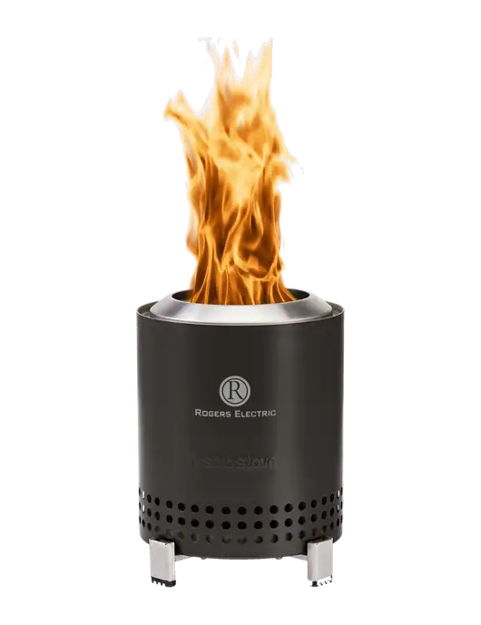 Solo Stove Black Mesa  w/Rogers Electric Logo