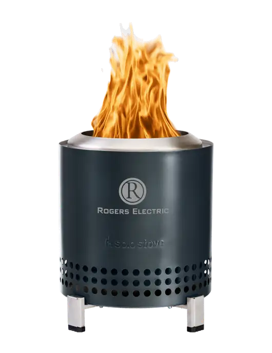 Solo Stove Gunmetal Metallic Mesa XL w/Rogers Electric Logo
