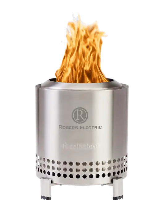 Solo Stove Stainless Steel Mesa XL w/Rogers Electric Logo